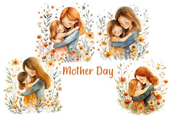 Download Baby and Mother Clipart - Mother clipart Collection