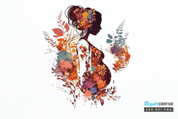Download Beautiful Pregnant Mother Clipart Png - Mother clipart Collection