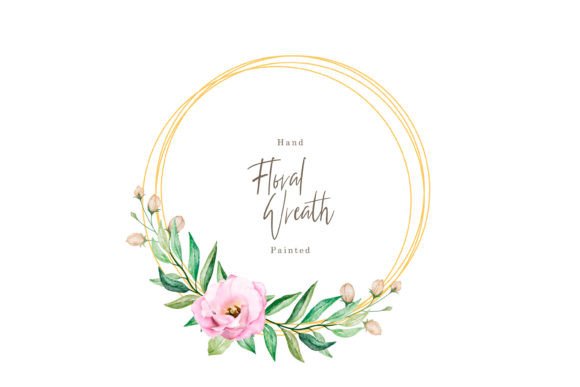 Download Watercolor Poppy Anemone Wreath Design - Wreath design Collection