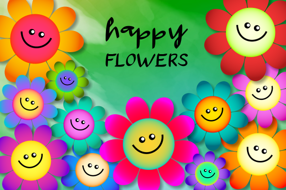 Download Happy Flowers Spring Daisy Plant Clipart - Plant clipart Collection