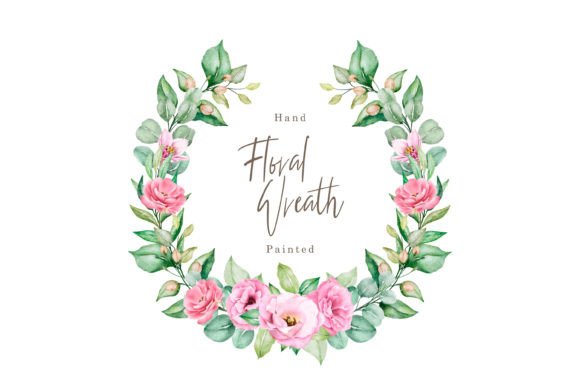 Download Watercolor Poppy Anemone Wreath Design - Wreath design Collection