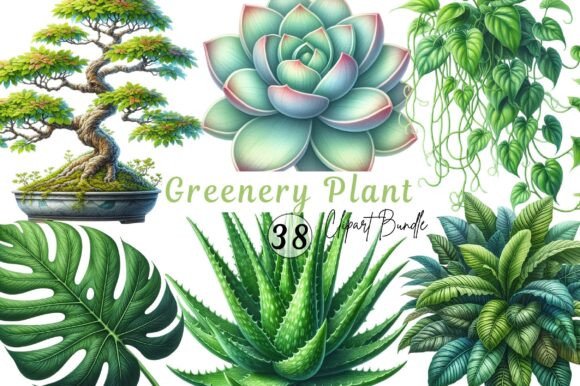 Download Watercolor Greenery Plant Clipart - Plant clipart Collection