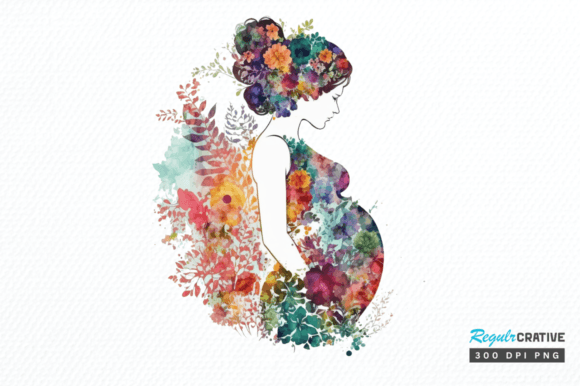 Download Beautiful Pregnant Mother Clipart Png - Mother clipart Collection