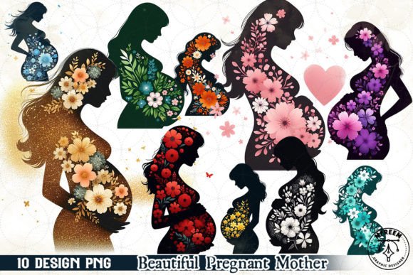 Download Beautiful Pregnant Mother Clipart PNG - Mother clipart Collection