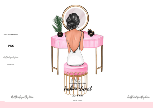 Download Vanity Girl Clipart PNG Bundle - Premium Resources